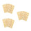 15Pièces Mini Modèles Biscuits Réalistes Beige En PVC Pour Décorations 5