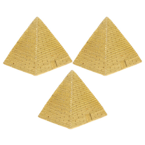 9Pièces Pyramides Miniatures En Résine Décor Égyptien De Bureau 2