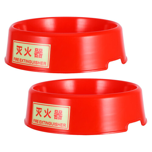 4Pièces Socle Extincteur Rouge Luminescent Compact Maison 2