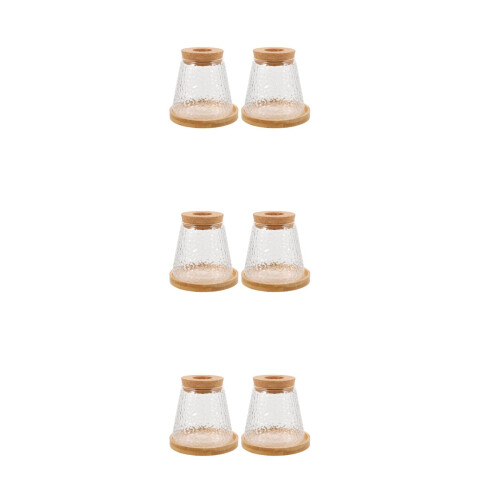6Pièces Vases Propagateurs En Transparent Pour Décor Boho 2