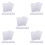 50Pièces Bandes Mousses Blanches Adhésives Pour Projet DIY 7