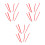6Pièces Racks Silicone Rouge Support Refroidissement 6
