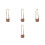 4Pcs Portable Brown Coffee Cup Sleeves Plush Handle Reusable Sleeve 7