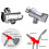 Silver Adjustable Shower Head Holder Bracket for Handheld Use 1