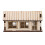 2Pièces Maison Bois Kit Éducatif Puzzle Pour Loisirs 1