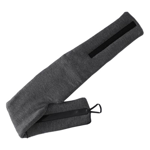 2Pcs Grey Cotton Sleeping Eye Mask Breathable Light Blocking Blindfold 1