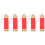 5Pcs Red Blank Painting Scrolls Durable Wood Frame Chinese Calligraphy 9