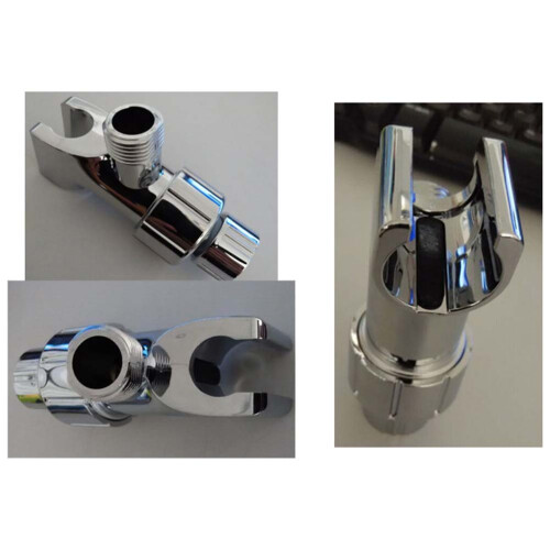Silver Adjustable Shower Head Holder Bracket for Handheld Use 1