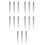 15Pièces Spatules Courbées Inox, Usage Mixage Transfert En Labo 5