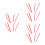 6Pièces Racks Silicone Rouge Support Refroidissement 4