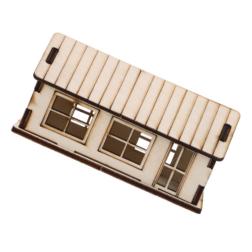 2Pièces Maison Bois Kit Éducatif Puzzle Pour Loisirs 2