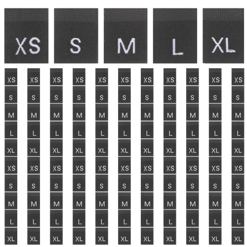 2000Pièces Labels Taille Couture Pour Vêtements Variés 1