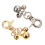 6Pièces Charms Collier Animaux Zinc Son Clair Pour Chat 1