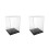 2Pcs Acrylic Display Box for Boxing Gloves Collector's Protective Case 6