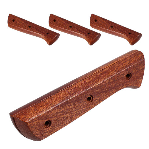 10Pièces Poignées De Remplacement Bois Sabli Pour Accessoires Couteaux 2