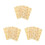 15Pièces Mini Modèles Biscuits Réalistes Beige En PVC Pour Décorations 9