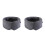 2Pcs Grey Cotton Sleeping Eye Mask Breathable Light Blocking Blindfold 4