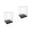 2Pcs Acrylic Display Box for Boxing Gloves Collector's Protective Case 8