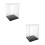 2Pcs Acrylic Display Box for Boxing Gloves Collector's Protective Case 7