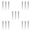 15Pièces Spatules Courbées Inox, Usage Mixage Transfert En Labo 6