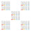 5Ensembles Clips Remplacement Boucleurs Acier 304 U-Forme Colorés 5
