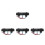 4Pièces Prise Allume-Cigare USB Double Voltage 12-24V Noir ABS 7