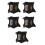5Pièces Chat Tactique Noir En Polyester Avec D-Ring Securité 3