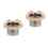 2Pièces Alimentation Perroquet Acier Bois Pour Petits Oiseaux 7