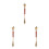 3Pièces Aide Chaussure Long Manche Bois Zinc Pour 4