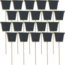 2 Count Sign Message Card Board Signs Toothpick Baby