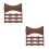 20Pièces Ensemble Porte-Baguettes Bois Café Pour Restaurant 7