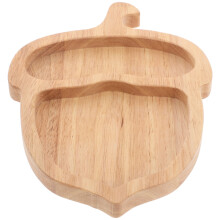 2Pcs Brown Wooden Autumn Acorn Tray Multipurpose Bath & Snack Board