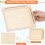 4Ensembles Plateau Sable Bois Pour Lettres Enfants 6