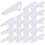 400Pcs Scratch-Resistant Clear Sleeve Plastic Cutter Tip Covers 1