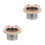 2Pièces Alimentation Perroquet Acier Bois Pour Petits Oiseaux 4
