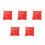 5Pièces Doux Rouge Pour Chat Décor Maison 7