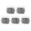 10Pcs Multipurpose Grey Mop Holder Bathroom Storage Rack Broom Clip 1