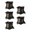 5Pièces Chat Tactique Noir En Polyester Avec D-Ring Securité 5