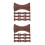 20Pièces Ensemble Porte-Baguettes Bois Café Pour Restaurant 4