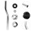 3Ensembles Kit Joint Urinoir Robuste Silicone Argent Pour Maison 8