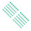 400Pcs Green Plastic Cap Nails Flat Head Roofing Nails for House Wrap 3