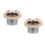 2Pièces Alimentation Perroquet Acier Bois Pour Petits Oiseaux 5