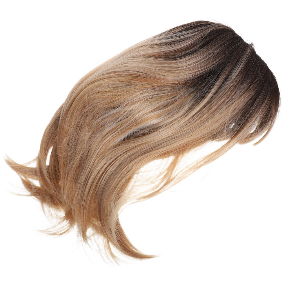 Totority Unisex 5Pcs Gradient Bob Synthetic Wigs Lightweight Natural Look Multi Color