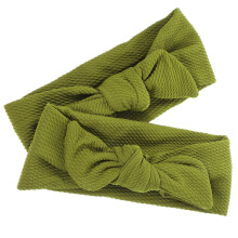 10Pcs Green Party Dog Headband Fabric Hair Bows for Small Pets