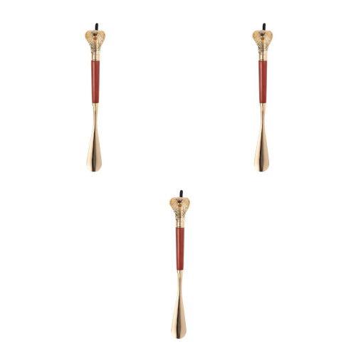 3Pièces Aide Chaussure Long Manche Bois Zinc Pour 2