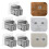 10Pcs Multipurpose Grey Mop Holder Bathroom Storage Rack Broom Clip 10