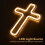 White Acrylic Neon Cross Light Waterproof Religious Wall Art 6