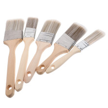25Pcs Oil Paint Brushes with Wood Handle Durable Bristles for Painting