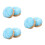 6Pièces Coussin Couture Bleu Ciel, Range-Aiguilles Sécurisé 5