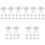 50Pcs Locking Earring Backs Golden Silicone Stud Backings for Women 5